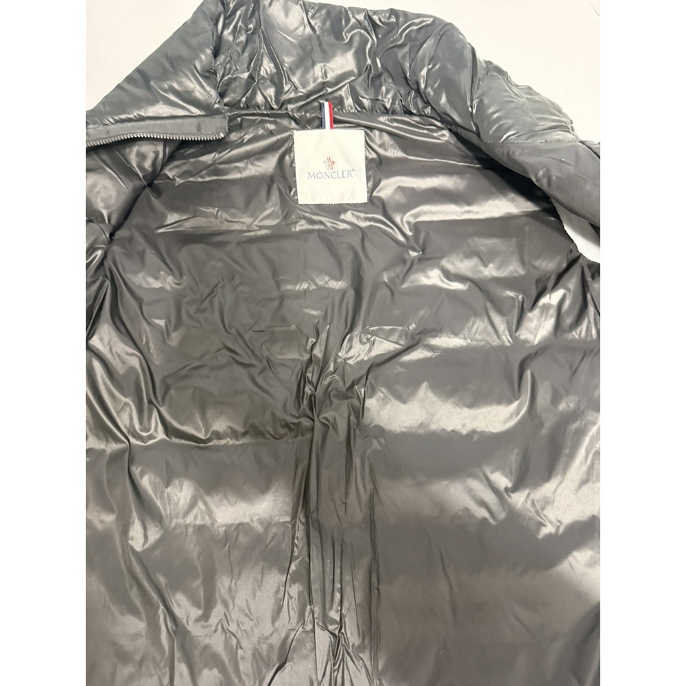 Moncler Quilted Down Lightweight Zip Puffer Vest Black Sleeveless MENS 0 Short - Picture 13 of 15